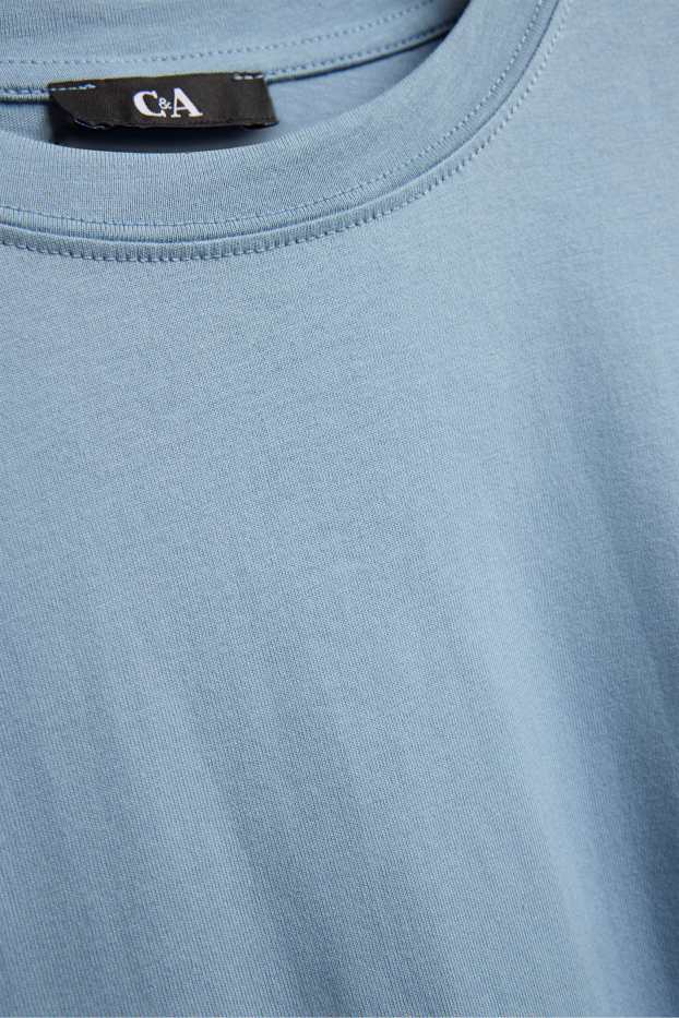 Dames - Longsleeve - relaxed fit - lichtblauw