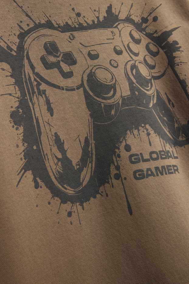 Bambini - Gaming controller - felpa - marrone
