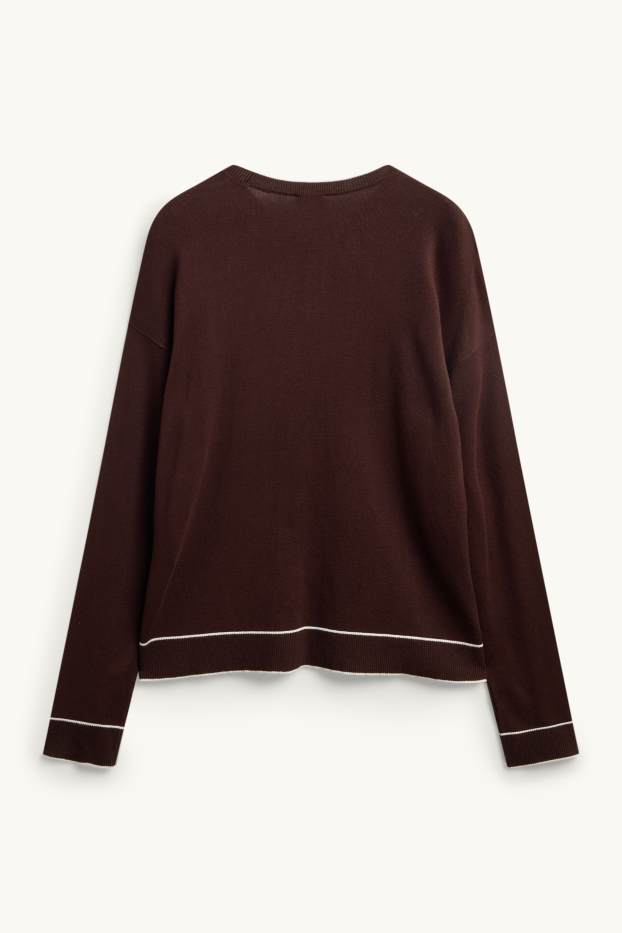 Donna - Maglione - marrone scuro