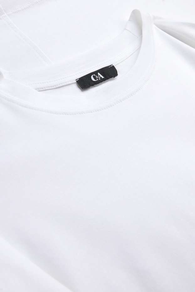 Dames - Longsleeve - relaxed fit - wit