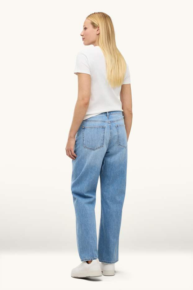 Femmes - Baggy jean - mid waist - jean bleu clair
