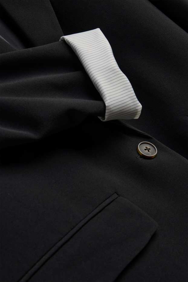 Damen - Longblazer - Regular Fit - schwarz