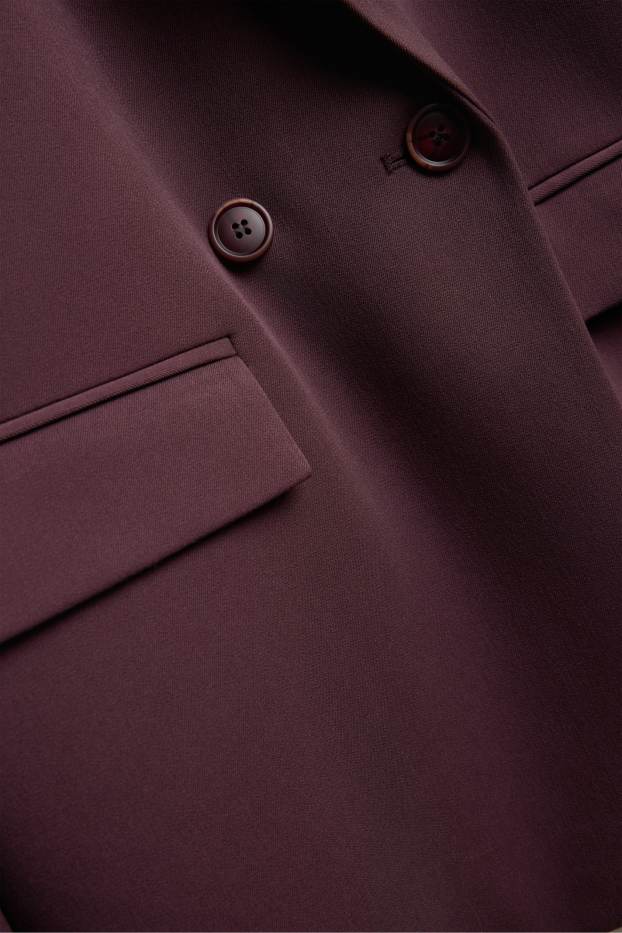 Femei - Blazer office - regular fit - bordo