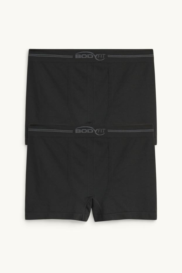 Herren - Multipack 2er - Trunks - seamless - schwarz