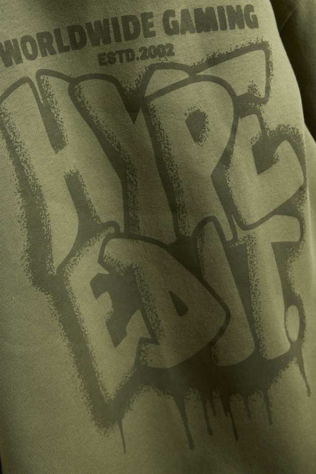 Children Boys - Hoodie - khaki