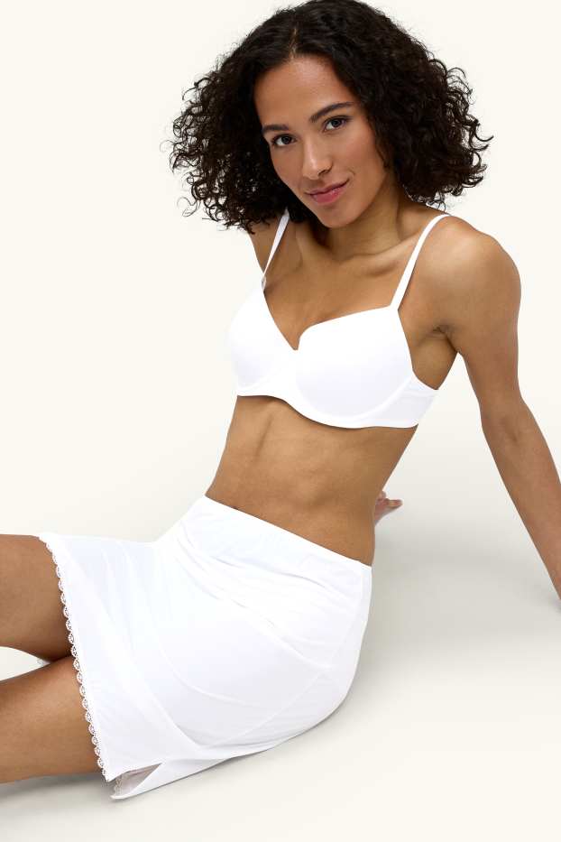 Damen - Unterrock - weiß