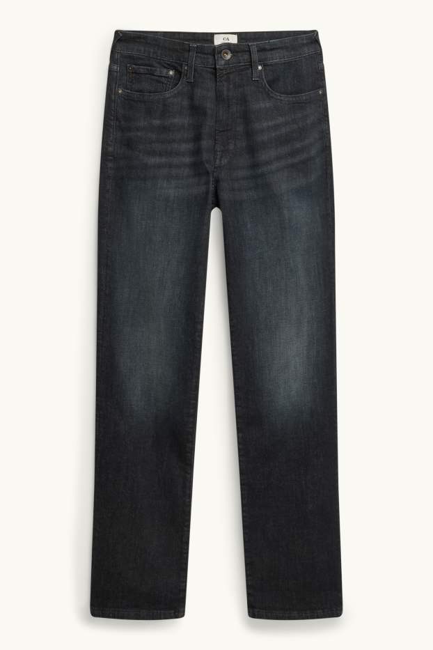 Bărbați - Straight jeans - negru