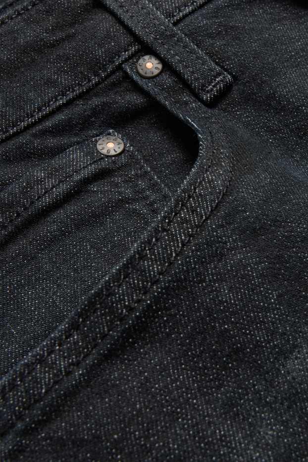 Bărbați - Straight jeans - negru