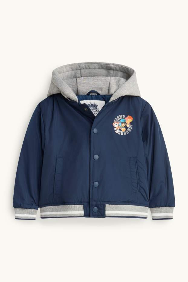 Bambini - PAW Patrol - Marshall, Chase, Skye - giubbotto con cappuccio - blu scuro
