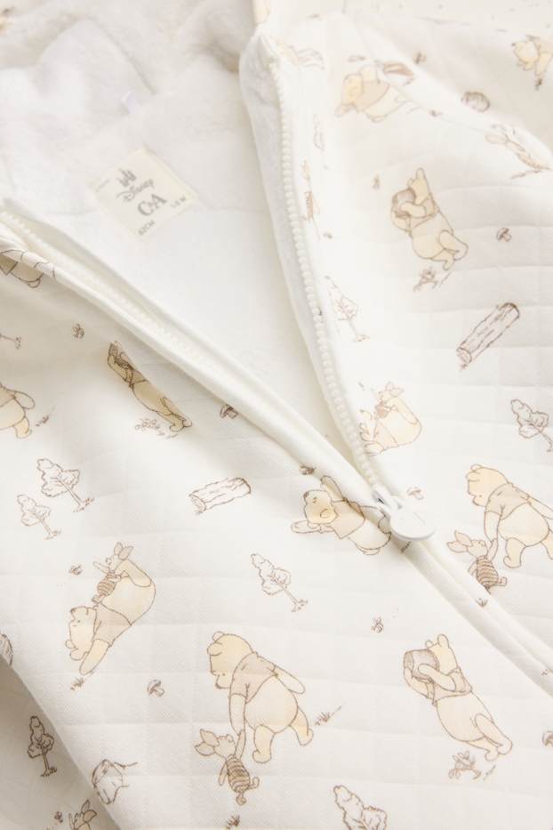 Unisex - Winnie the Pooh - tutina con piedini per neonati - bianco crema