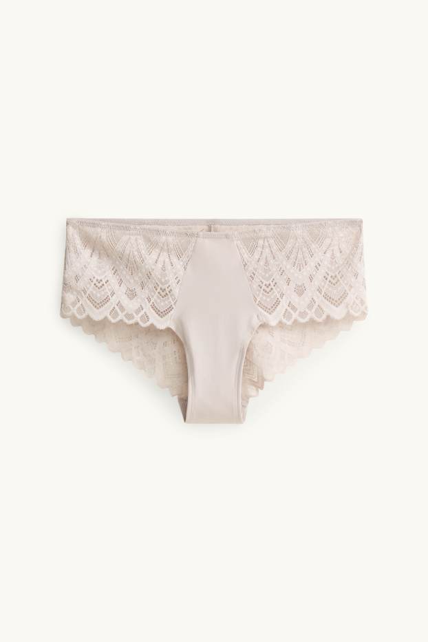Women - Hipsters - light beige