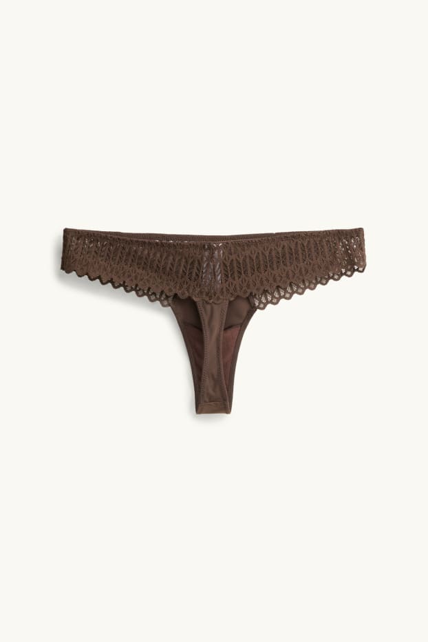 Women - Thong - brown