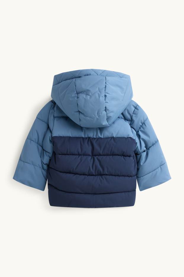 Neonati - Tigre - giacca trapuntata con cappuccio per neonati - imbottita - blu  / blu scuro