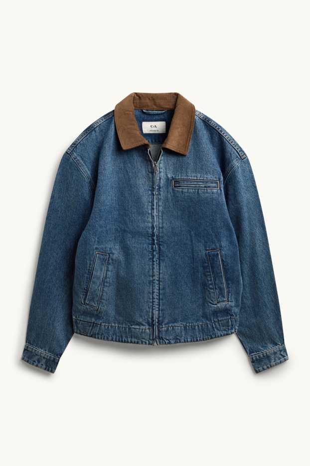 Herren - Jeansjacke - dunkeljeansblau