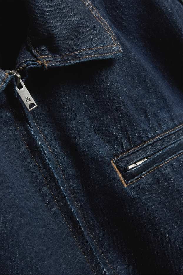 Herren - Jeansjacke - dunkeljeansblau