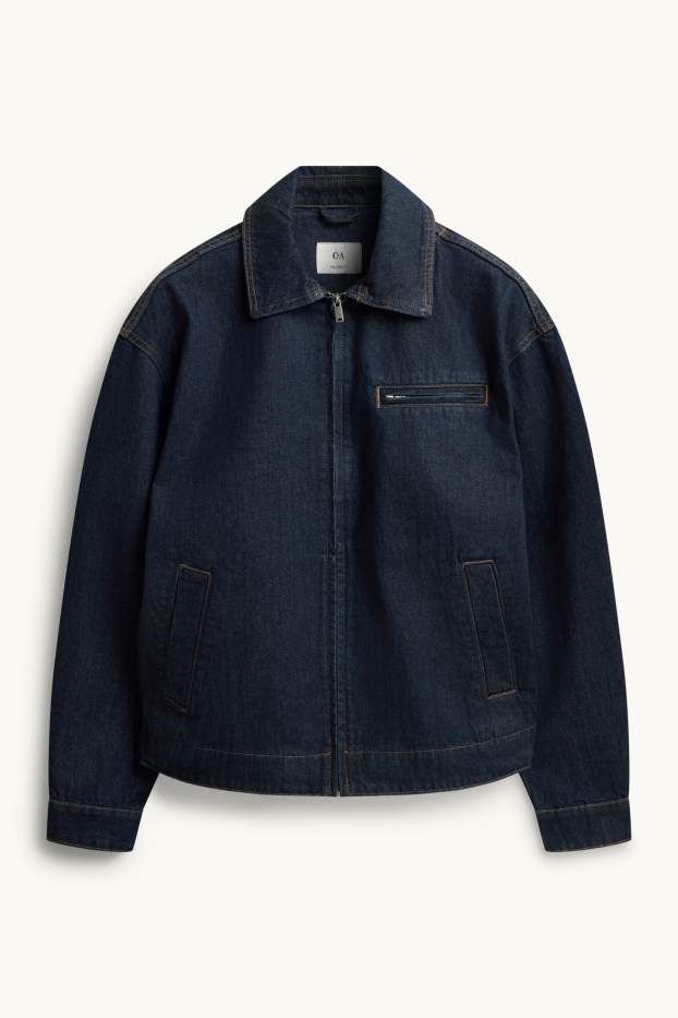 Herren - Jeansjacke - dunkeljeansblau