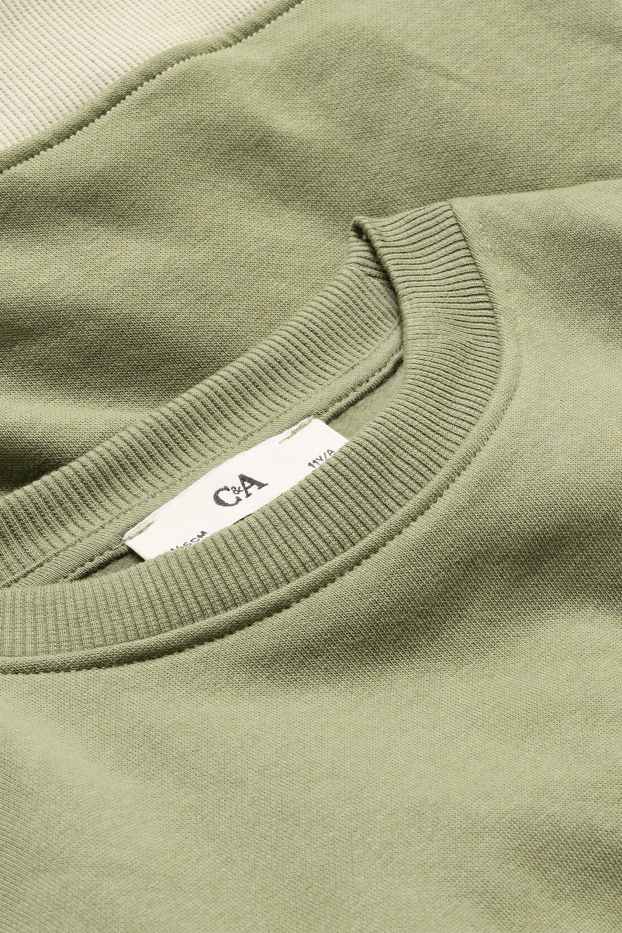 Kinder Jungen - Sweatshirt - grün / beige