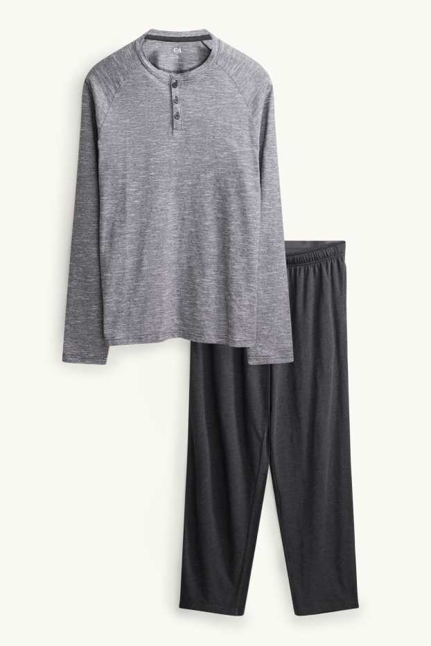 Hommes - Pyjama - gris chiné