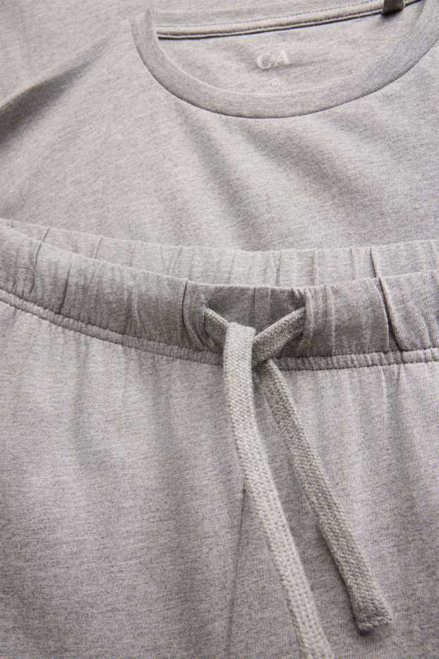 Uomo - Pigiama - grigio chiaro melange