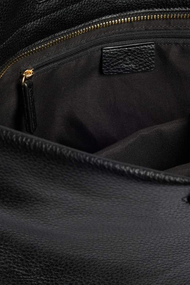 Donna - Shopper grande - similpelle - nero