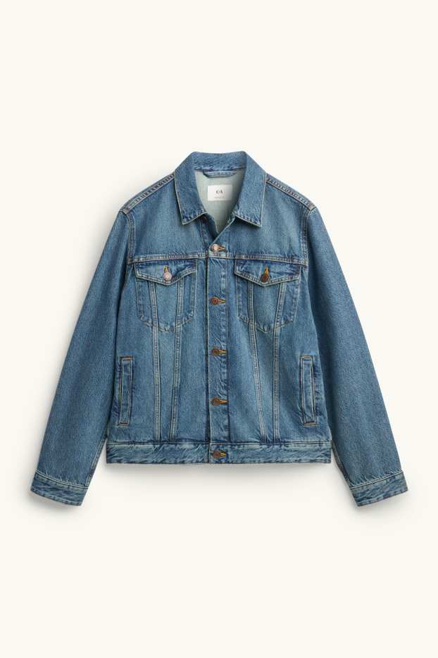 Herren - Jeansjacke - jeansblau