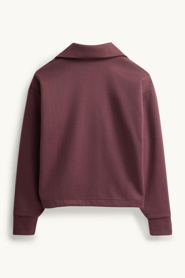 Damen - Sweatshirt - bordeaux