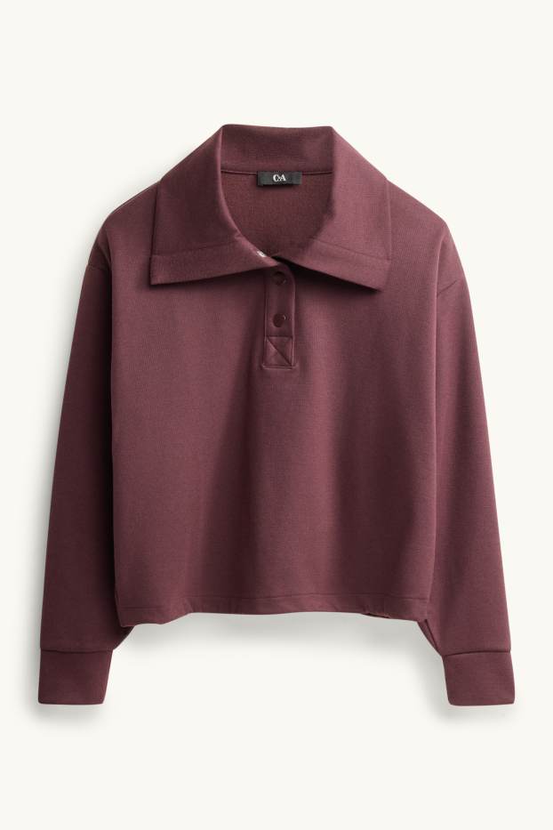 Damen - Sweatshirt - bordeaux