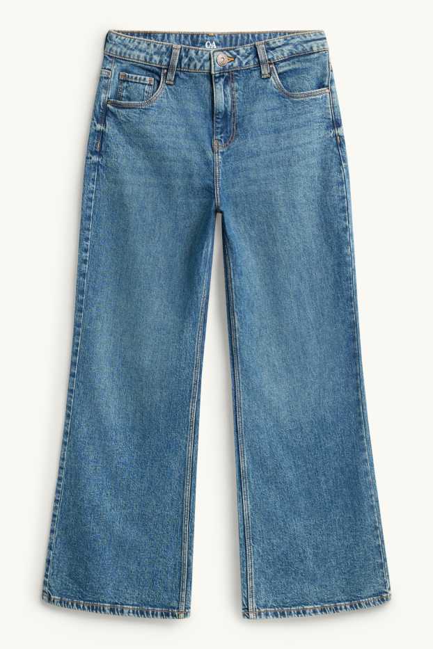 Children Girls - Baggy jeans - blue denim