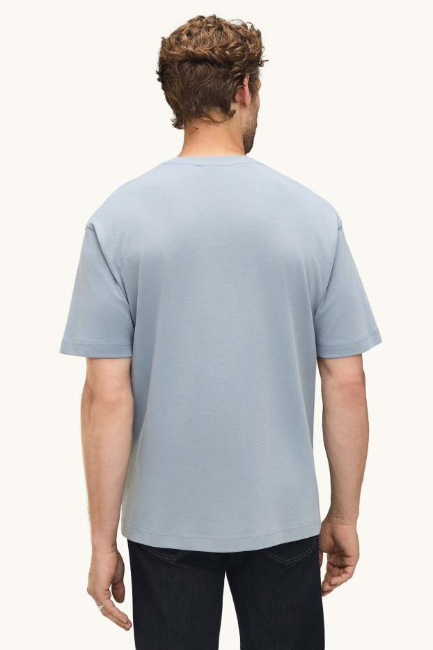 Herren - T-Shirt - Relaxed Fit - hellblau