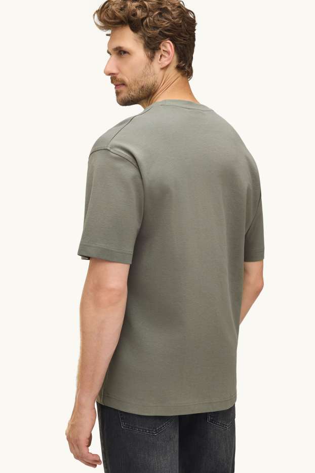 Herren - T-Shirt - Relaxed Fit - grün