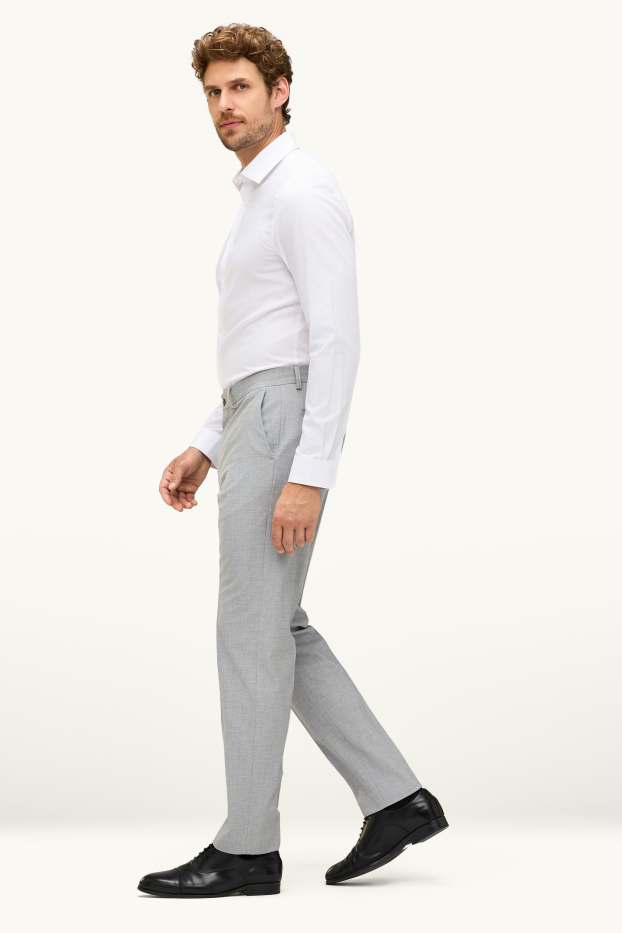 Bărbați - Pantaloni modulari - regular fit - Flex - gri