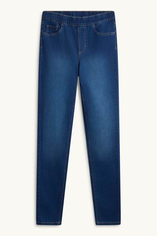 Dames - Jegging jeans - mid waist - jeansblauw