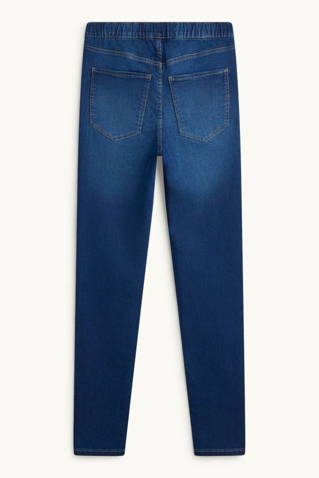 Dames - Jegging jeans - mid waist - jeansblauw