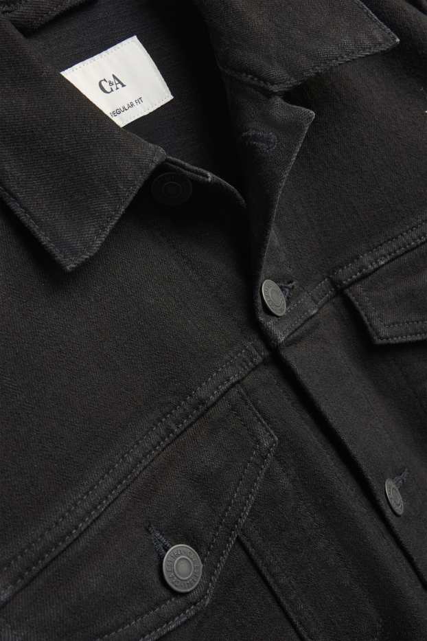 Bărbați - Jachetă din denim - negru