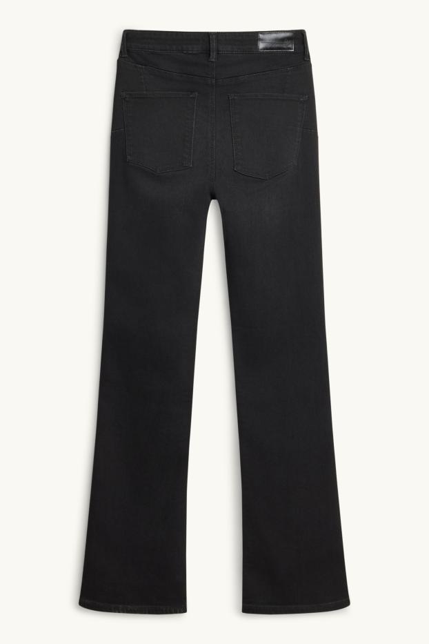 Femmes - Bootcut Jeans - mid waist - jean galbant - LYCRA® - noir