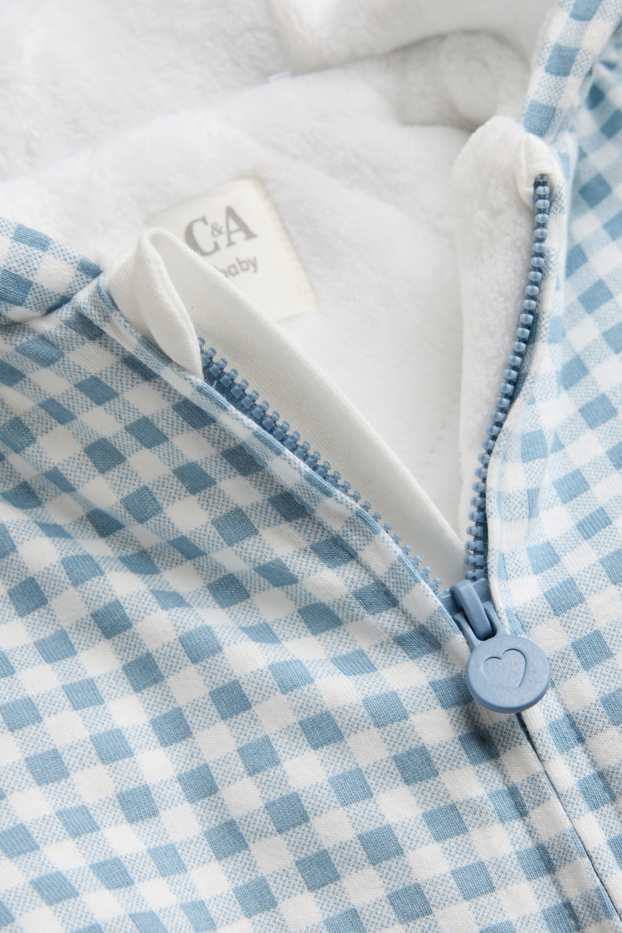 Baby Boys - Baby jumpsuit - check - blue / white