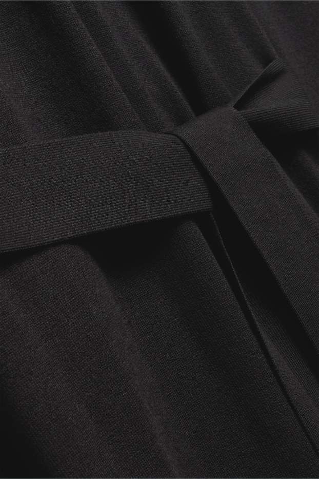 Donna - Vestito in maglia - straight fit - nero