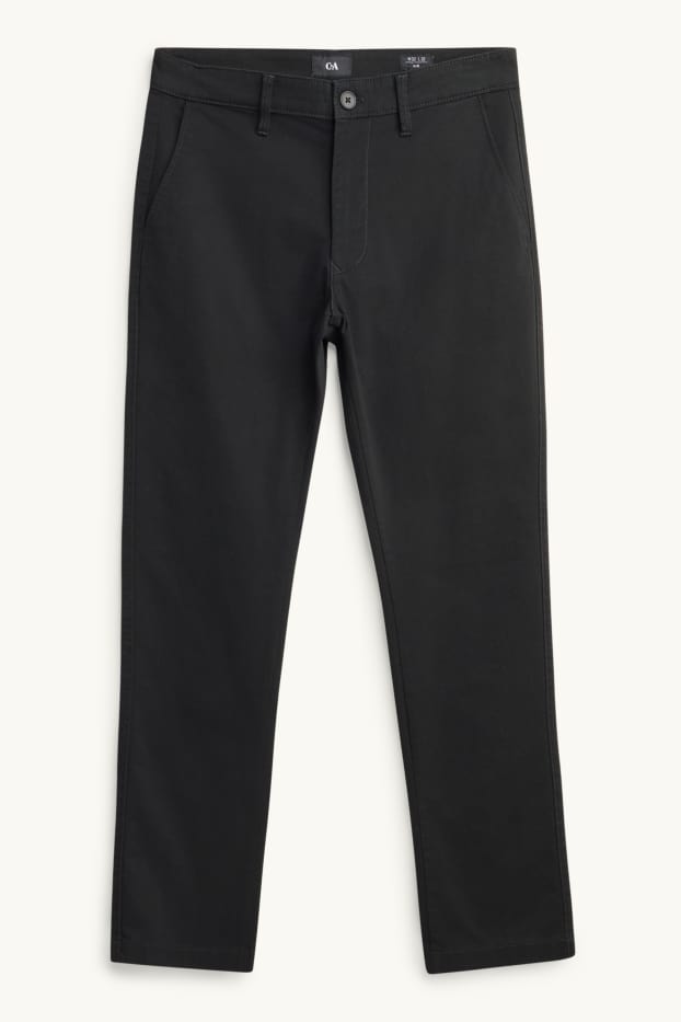 Herren - Chino - Slim Fit - schwarz