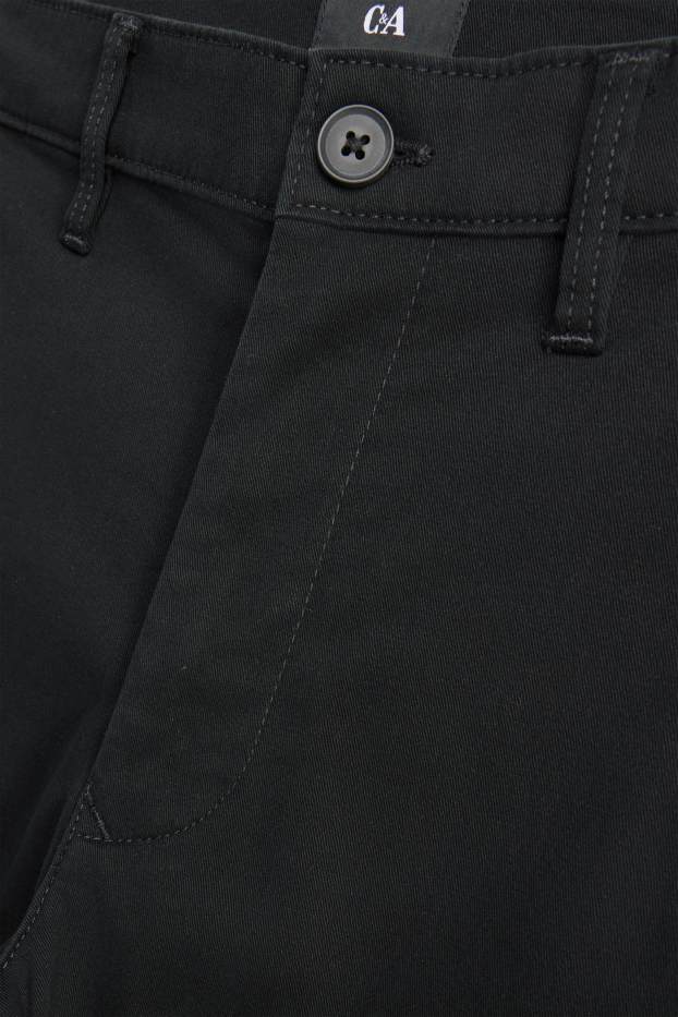 Herren - Chino - Slim Fit - schwarz