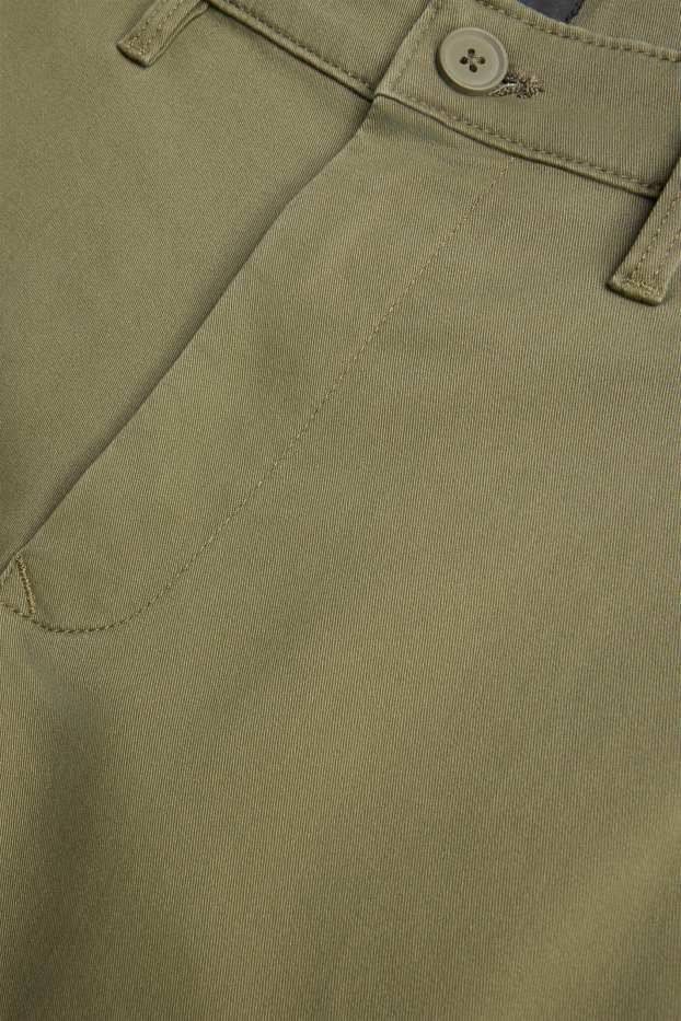 Heren - Chino - slim fit - groen
