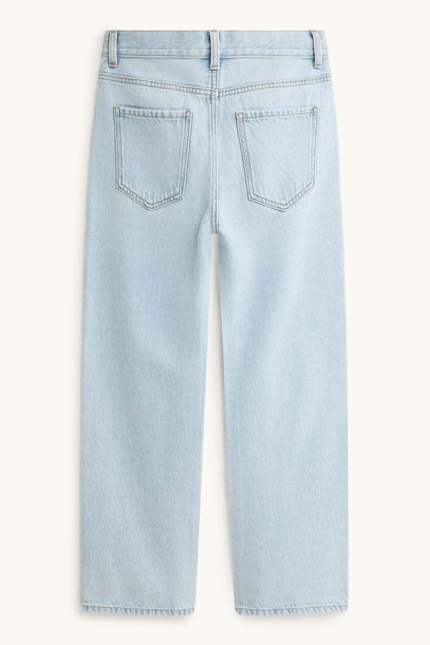Kinder Buben - Loose Fit Jeans - helljeansblau