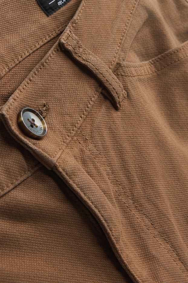 Herren - Relaxed Jeans - braun