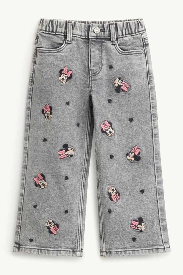 Kinderen: meisjes - Minnie Mouse - regular jeans - jeanslichtgrijs