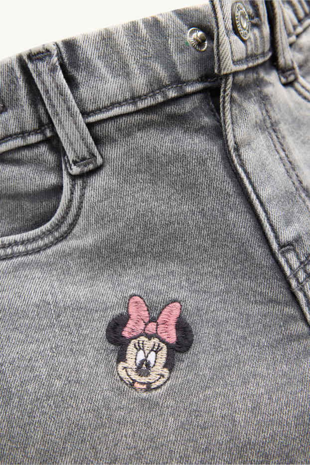 Kinderen: meisjes - Minnie Mouse - regular jeans - jeanslichtgrijs