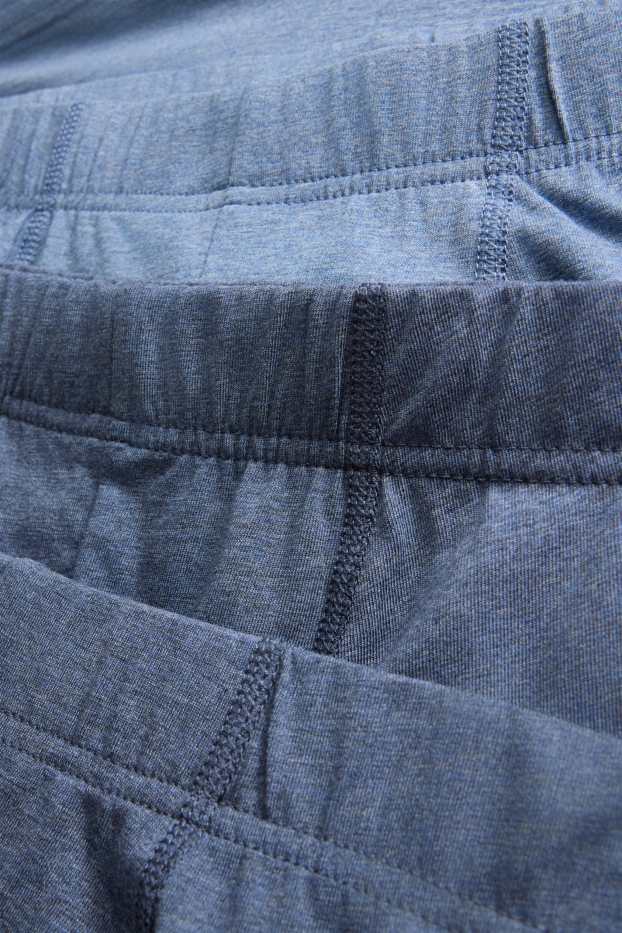 Uomo - Confezione da 3 - boxer aderenti - blu melange