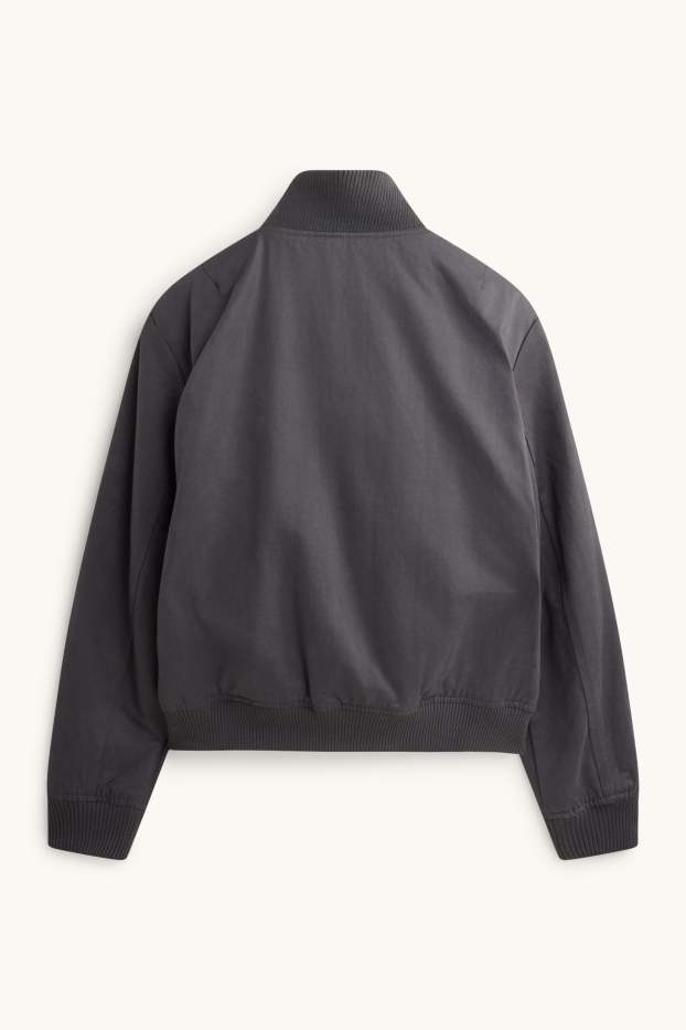 Hommes - Blouson - doublé - gris anthracite
