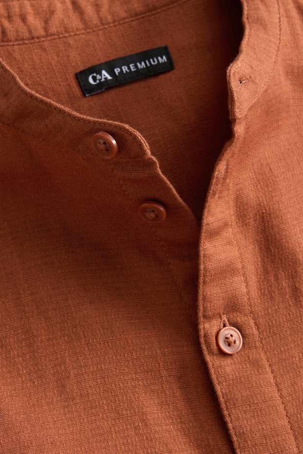 Children Boys - Shirt - rust
