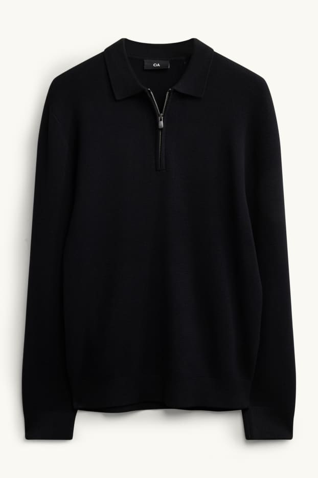 Herren - Pullover - schwarz