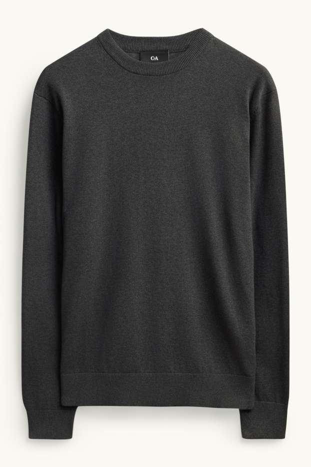 Uomo - Maglione - grigio scuro