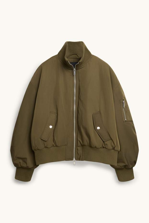 Damen - Bomberjacke - wasserabweisend - khaki